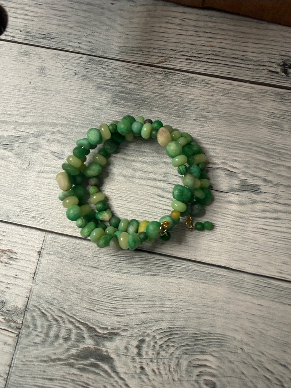 Green Multi-Stone Wrap Bracelet - Women Jewelry